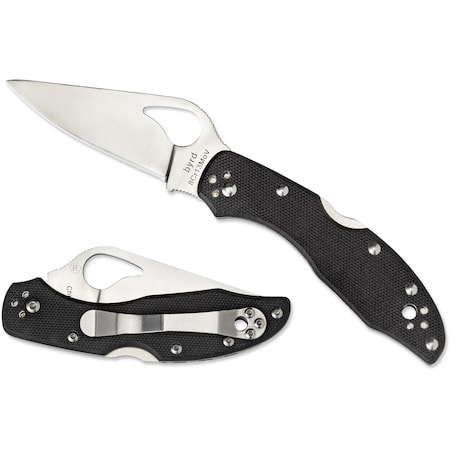 Spyderco 2024 Spyderco Meadowlark 2 G-10 Black Plain SPY-BY04GP2